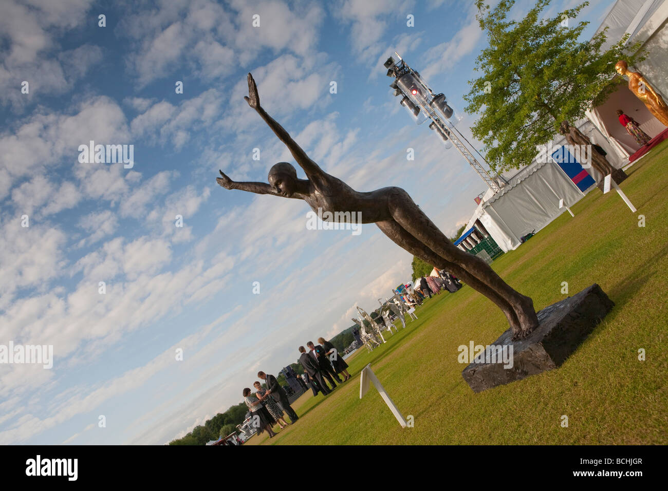 sculptures at Henley Festival 2009 Stock Photo