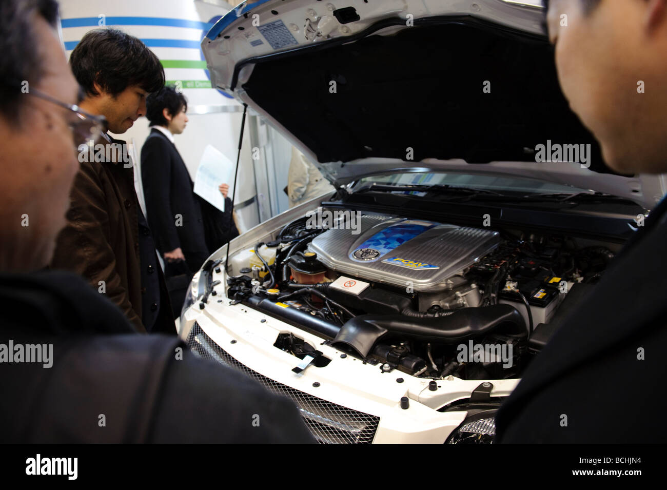Toyota fuel cell powered vehicle, Fuel Cell Expo, Tokyo Big Site, Tokyo