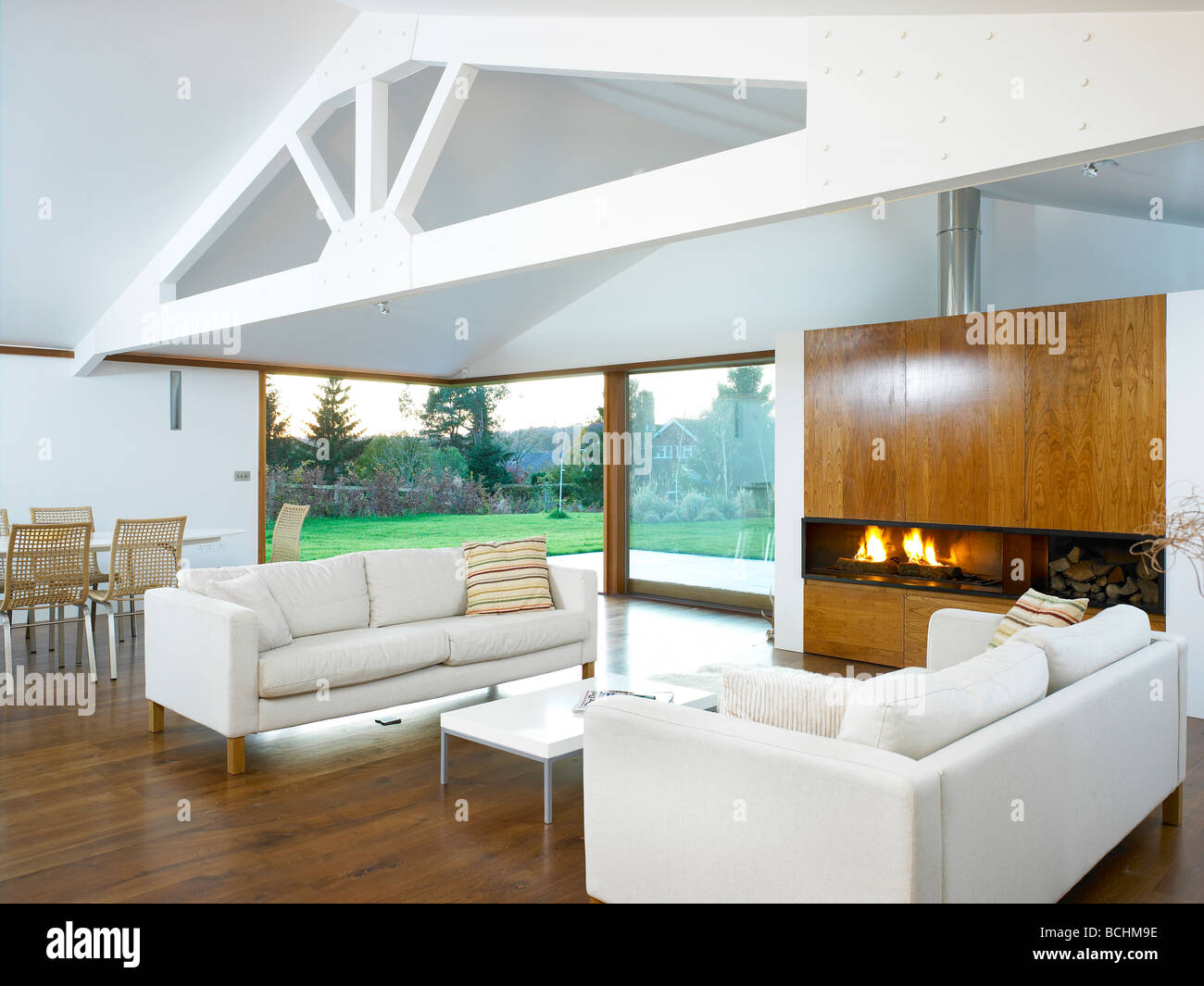 Living Room Of Renovated Chicken Shed Stock Photo Alamy