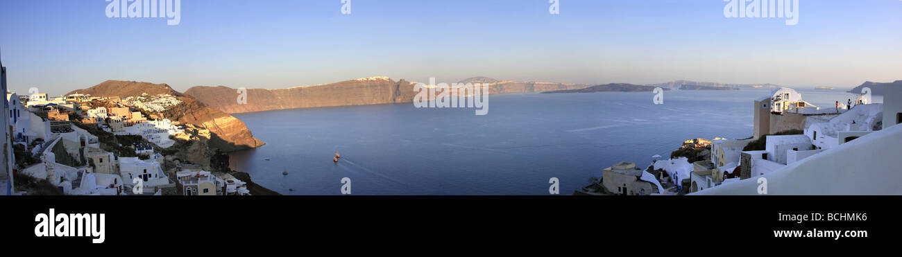 Panoramic view of Santorini island - more available Stock Photo