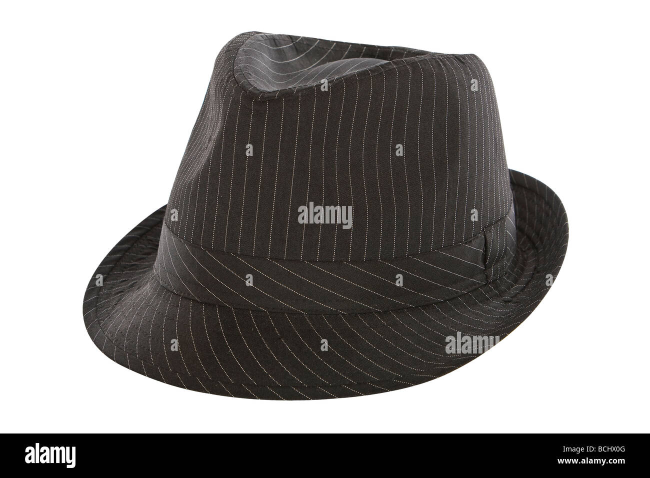 Black pinstripe fedora hat hires stock photography and images Alamy