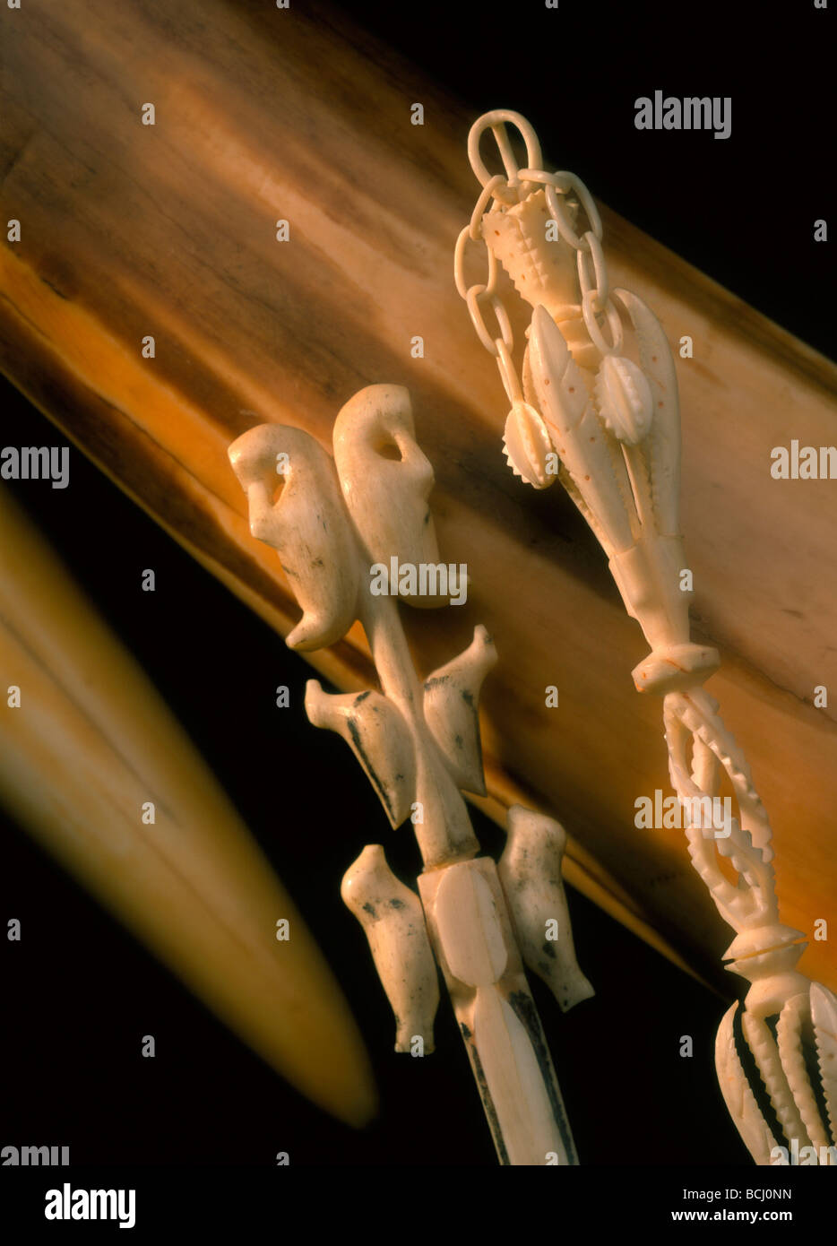 Ivory Crochet Hooks Native Stock Photo Alamy