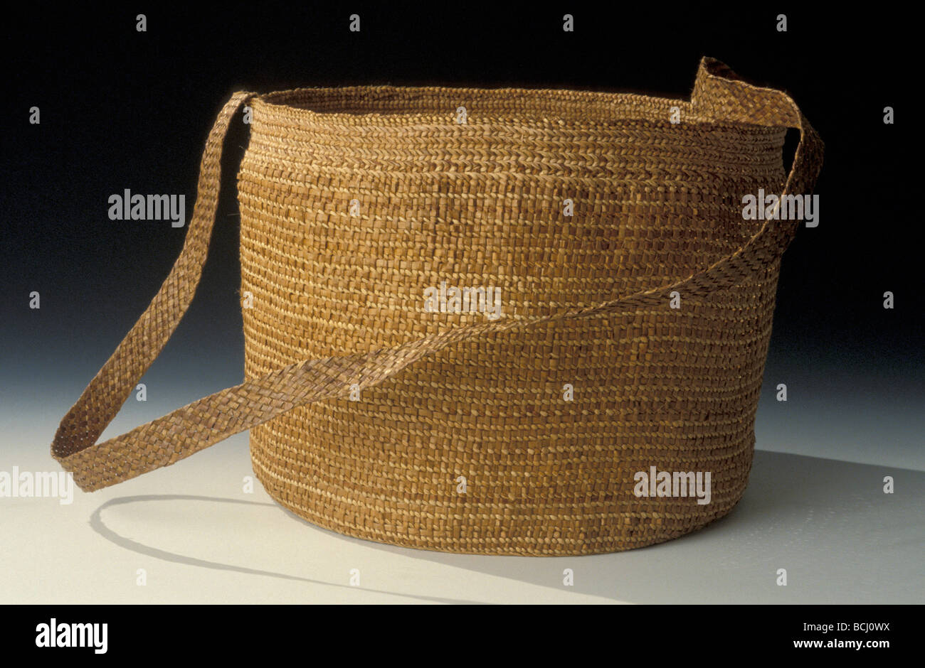 Alaskan Native Craft Basket Alaska Stock Photo Alamy
