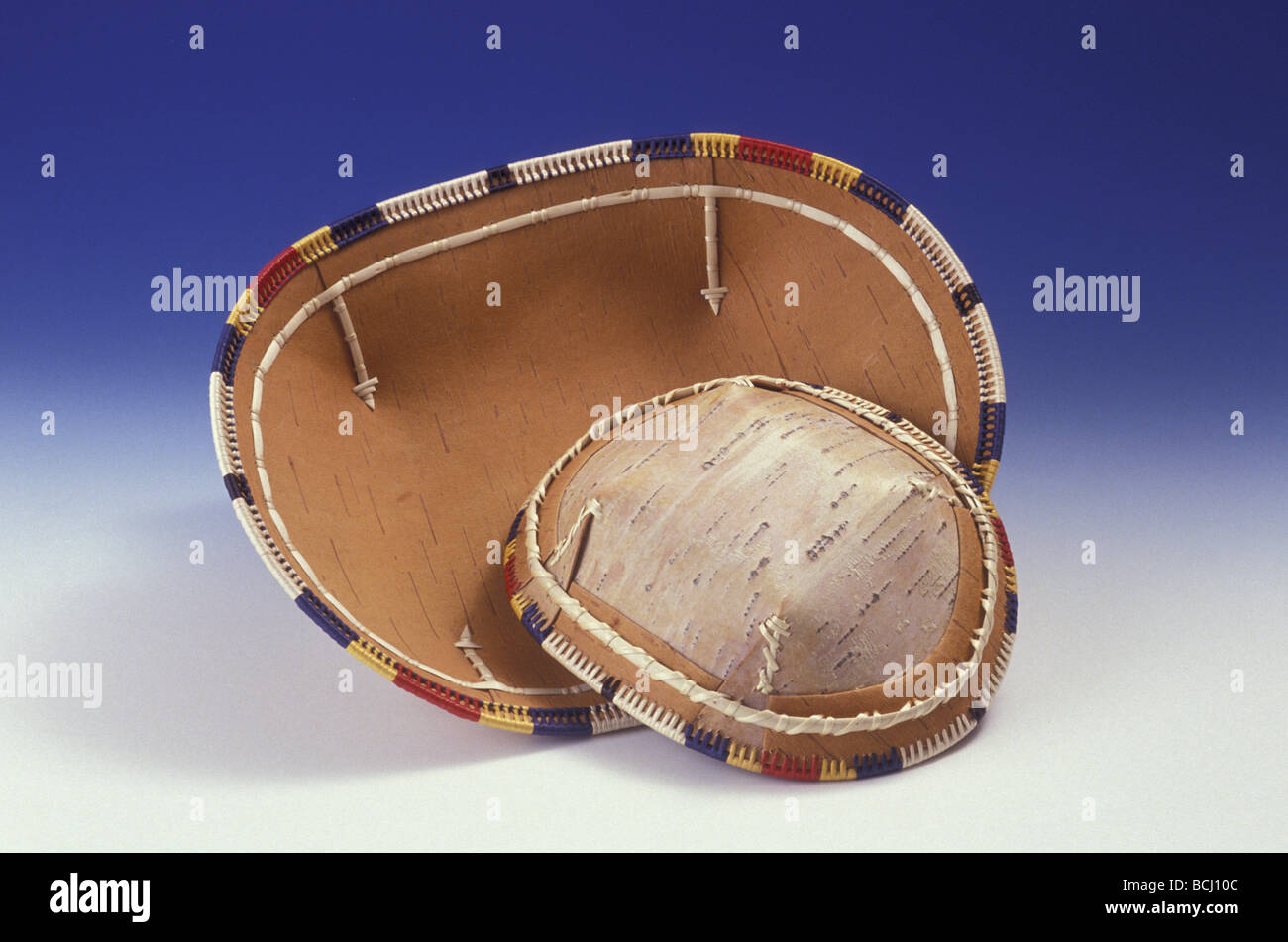 Alaskan Native Birch Bark Baskets AK/nby Edna Deacon Stock Photo Alamy