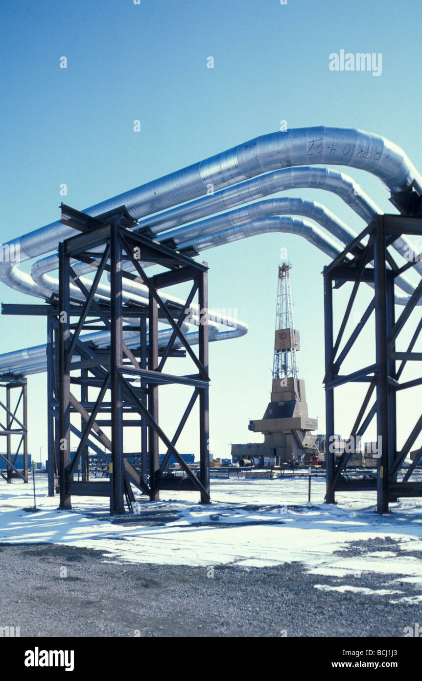 Alaska drilling oil rig industry prudhoe bay hires stock photography and images Alamy