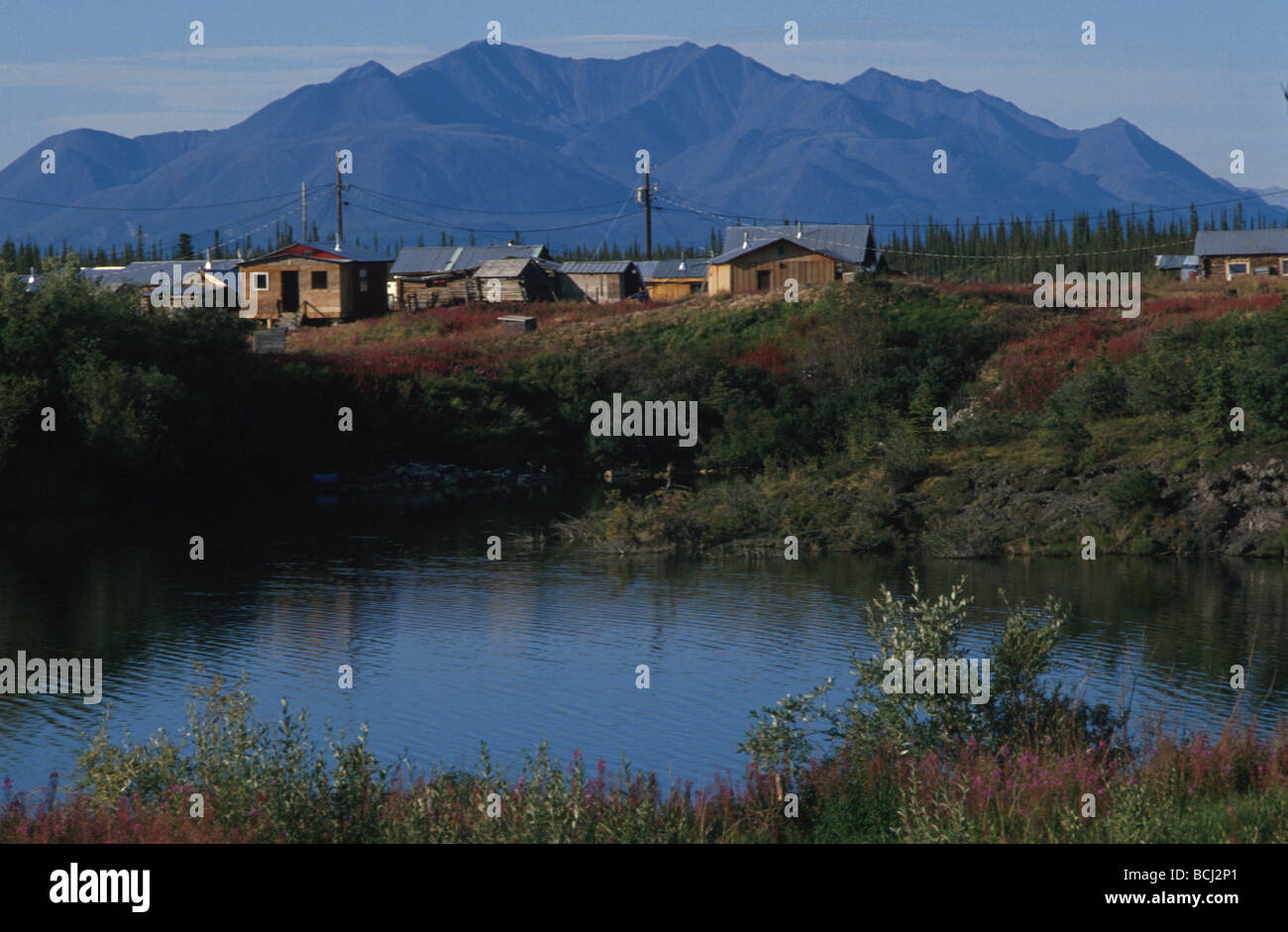 Arctic Village ANWR Alaska Stock Photo Alamy