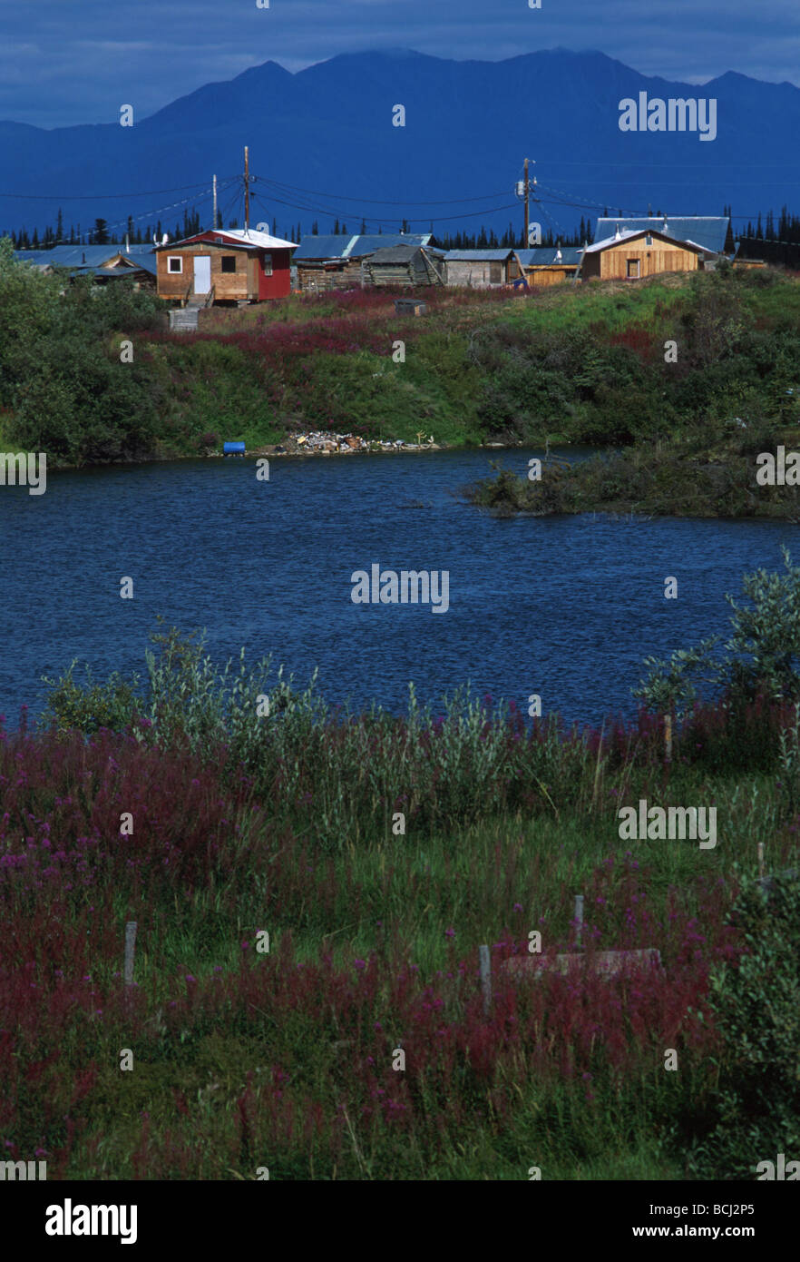 Arctic Village ANWR Alaska Stock Photo Alamy