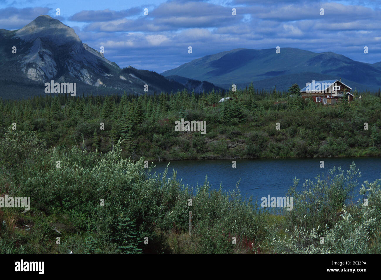 Arctic Village ANWR Alaska Summer Stock Photo Alamy