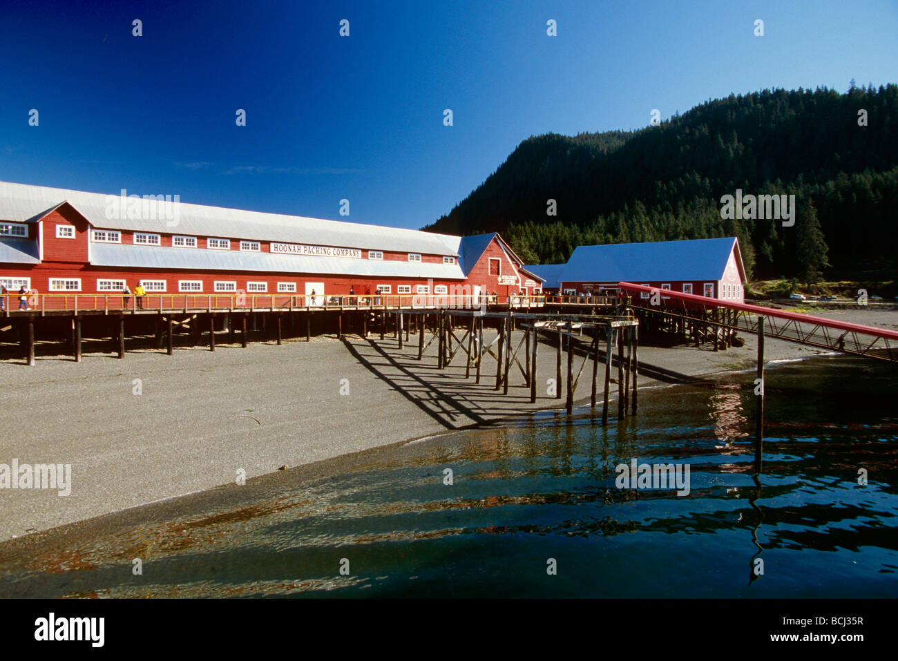 The Cannery on Icy Strait Point Hoonah AK SE Summer Stock Photo Alamy