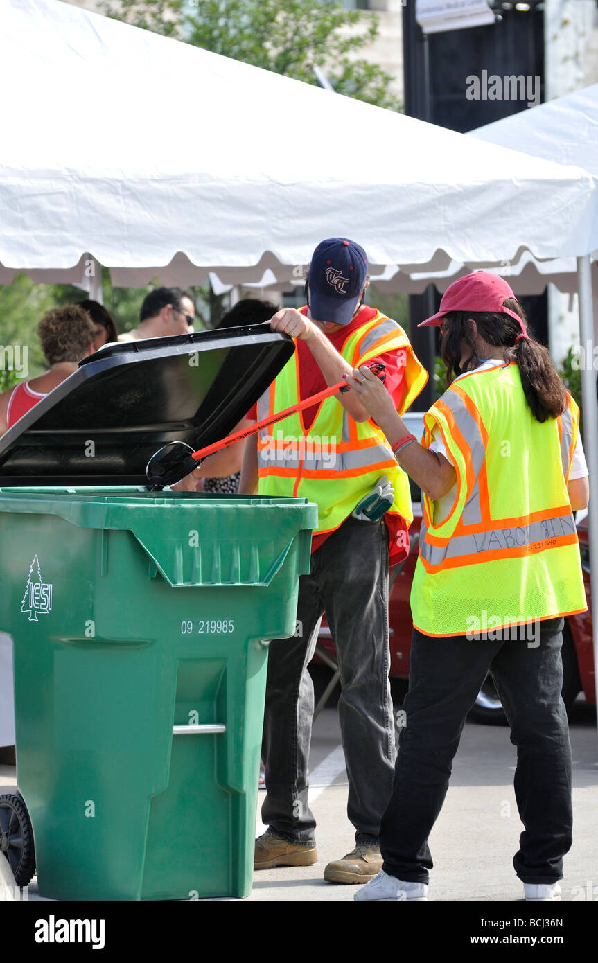 Garbage collectors Stock Photo