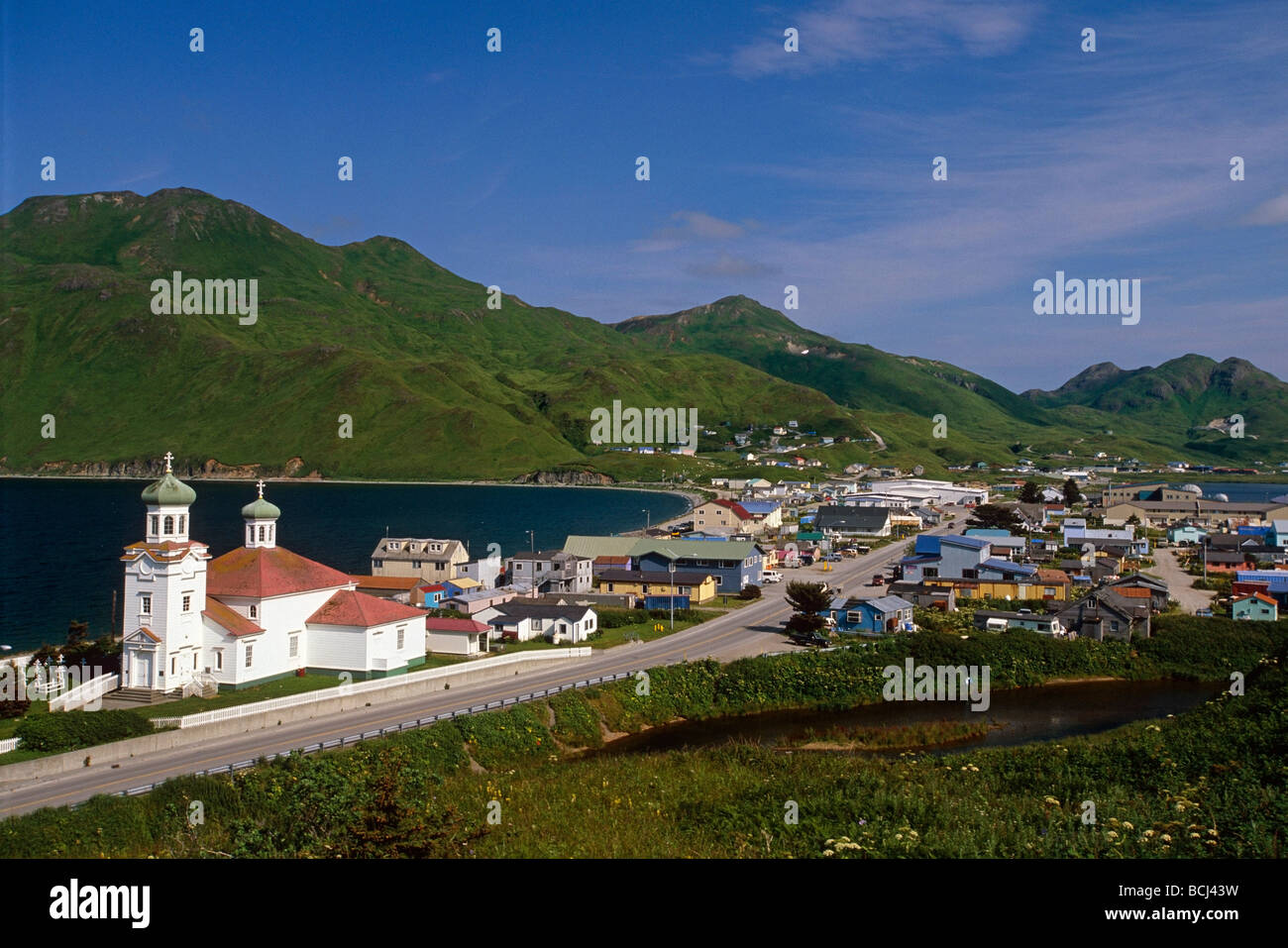 View Of Unalaska Russian Orthodox Church At Dutch Harbor Alaska Stock Photo Alamy View Of Unalaska Russian Orthodox Church At Dutch Harbor Alaska Stock Photo Alamy