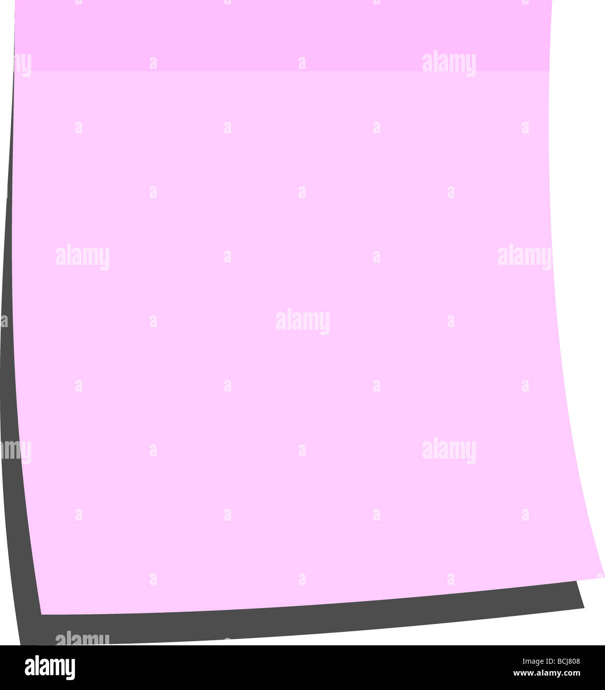 illustration of a blank memo stick stock photo 24987656 alamy blank memo