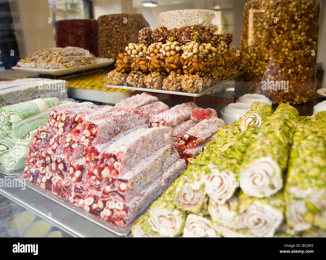 Turkish Delight in Turkey Stock Photo