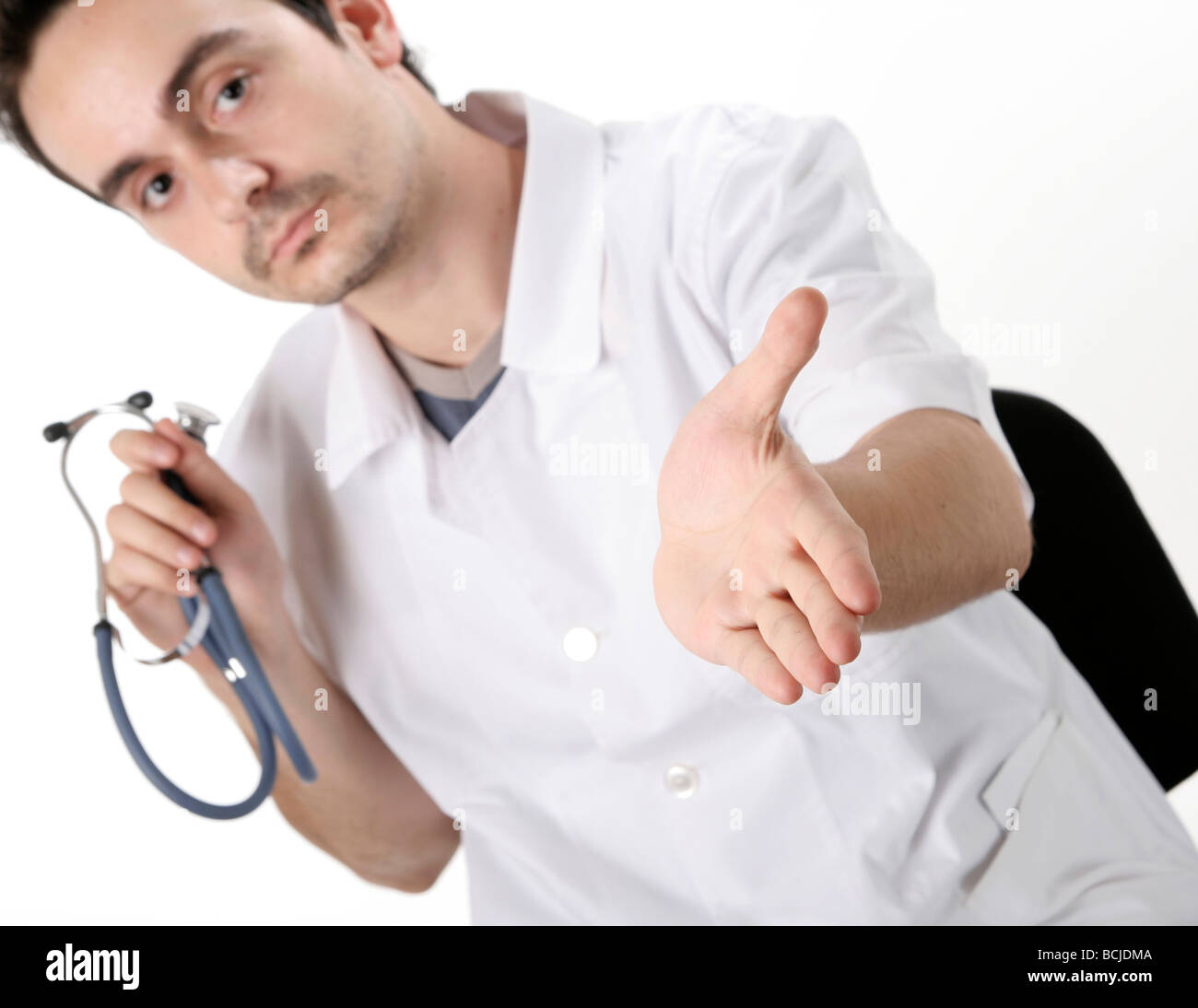 Closeup portrait doctor hi-res stock photography and images - Alamy