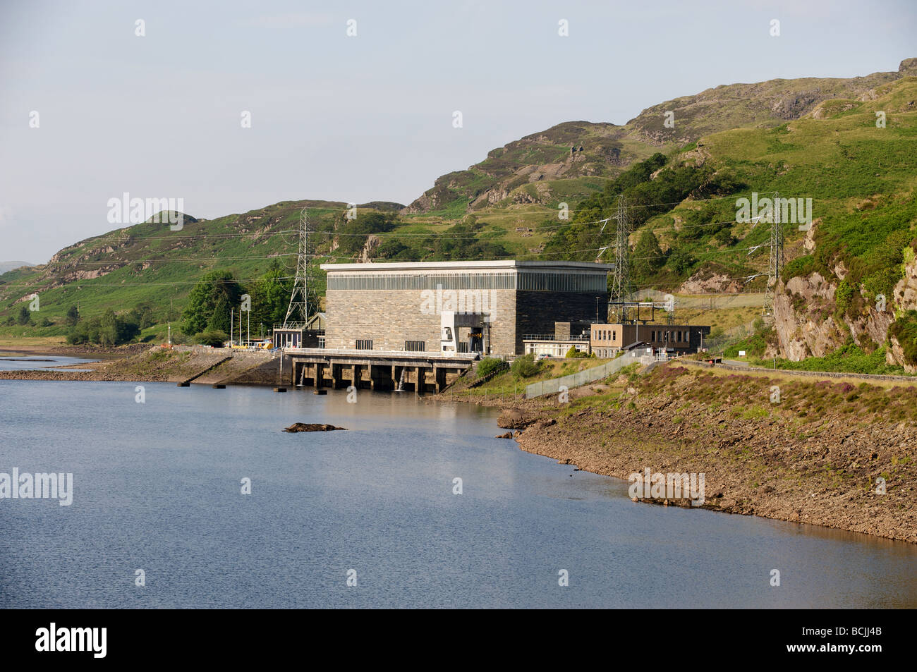 Ffestiniog hydro electric power station, North Wales Stock Photo Alamy