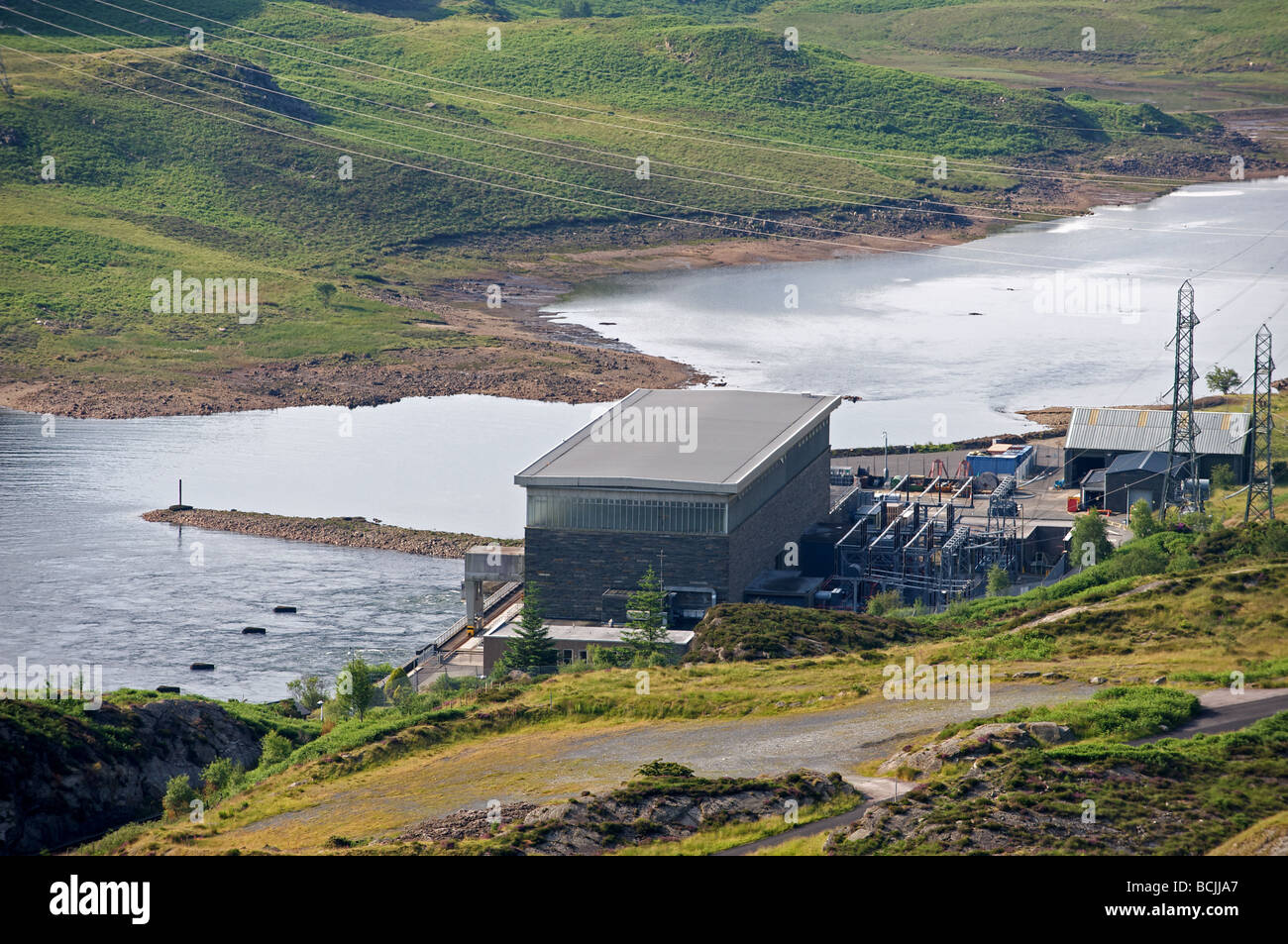 Ffestiniog hydro electric power station, North Wales Stock Photo Alamy
