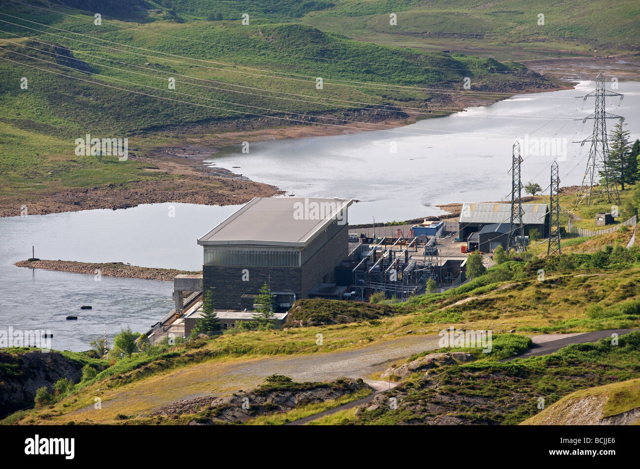 Ffestiniog hydro electric power station, North Wales Stock Photo Alamy