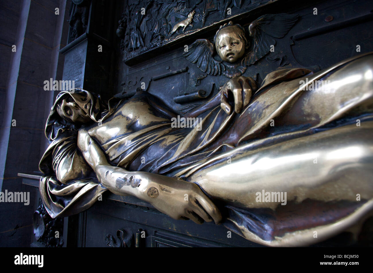 Everard 't Serclaes Statue, Brussels, Belgium Stock Photo