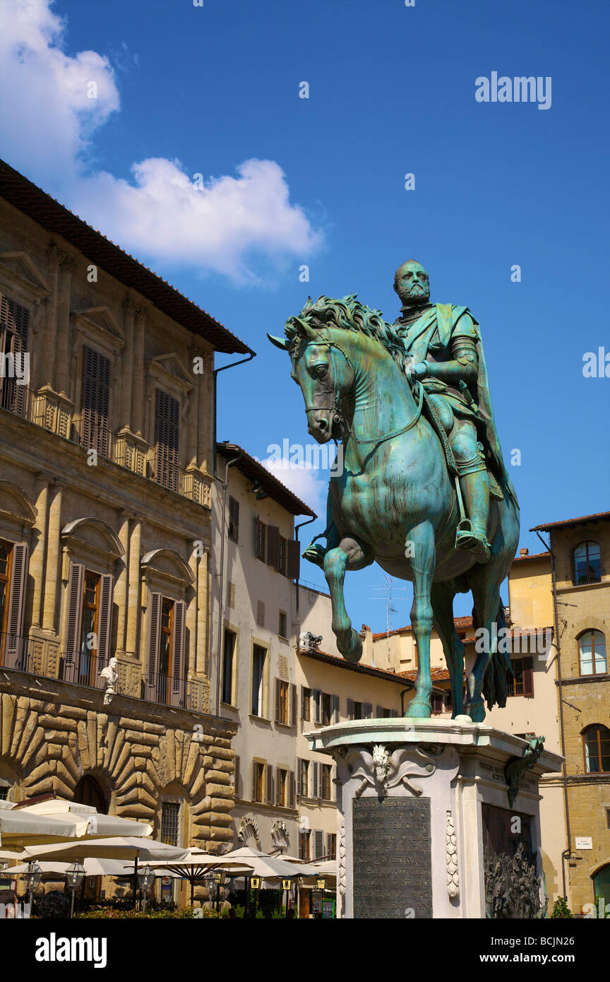 Cosimo I, Piazza della Signoria, Florence, Italy Stock Photo