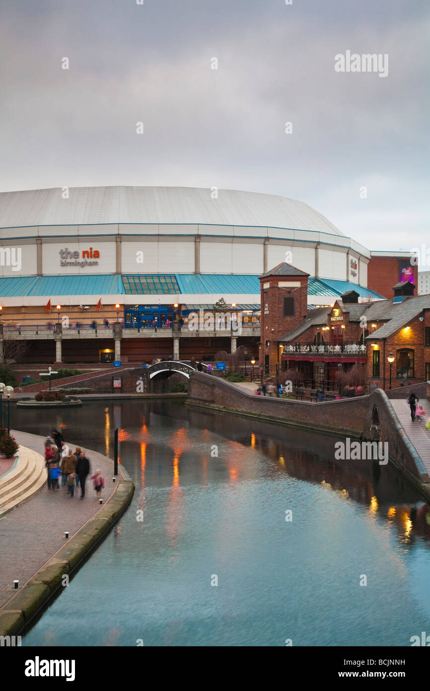 England, Birmingham, Brindley Place, National Indoor Arena Stock Photo