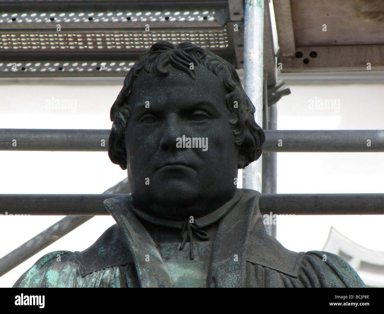 Martin luther statue market square hi-res stock photography and images ...