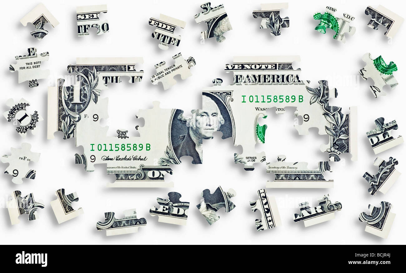 Banknote puzzle hi-res stock photography and images - Alamy