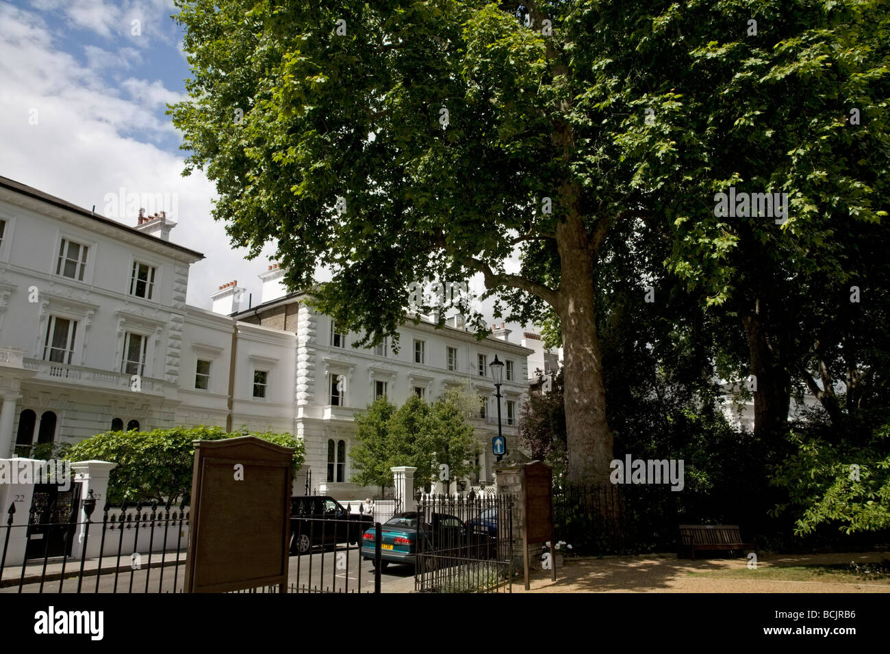 The Boltons Chelsea London England Stock Photo