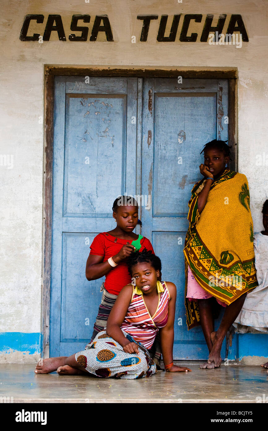 Mozambique, Ibo Island. Ibo Island is part of the Quirimba Archipelago. The village Ibo is one of the most ancient settlements. Stock Photo