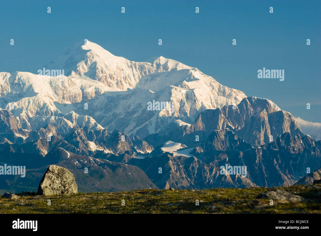 View of Mt.McKinley and Kesugi Ridge Denali State Park Alaska ...