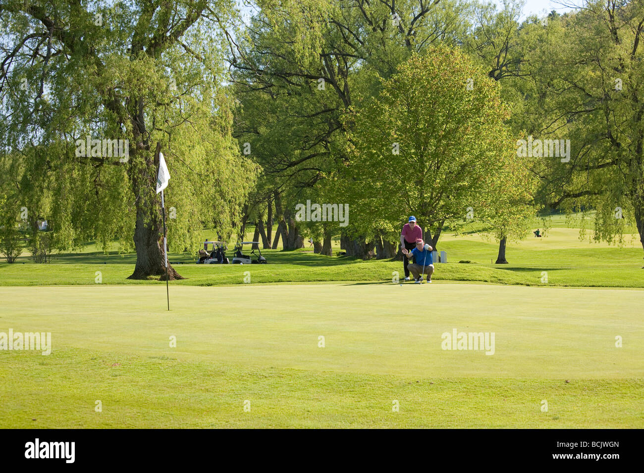 Leatherstocking Golf Course in Cooperstown, NY Stock Photo