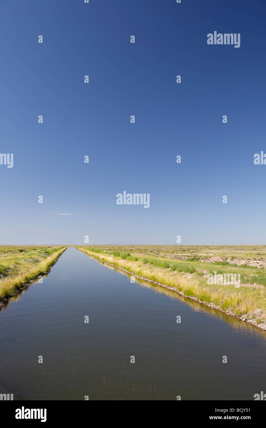 Water Diversion Canal Stock Photo Alamy