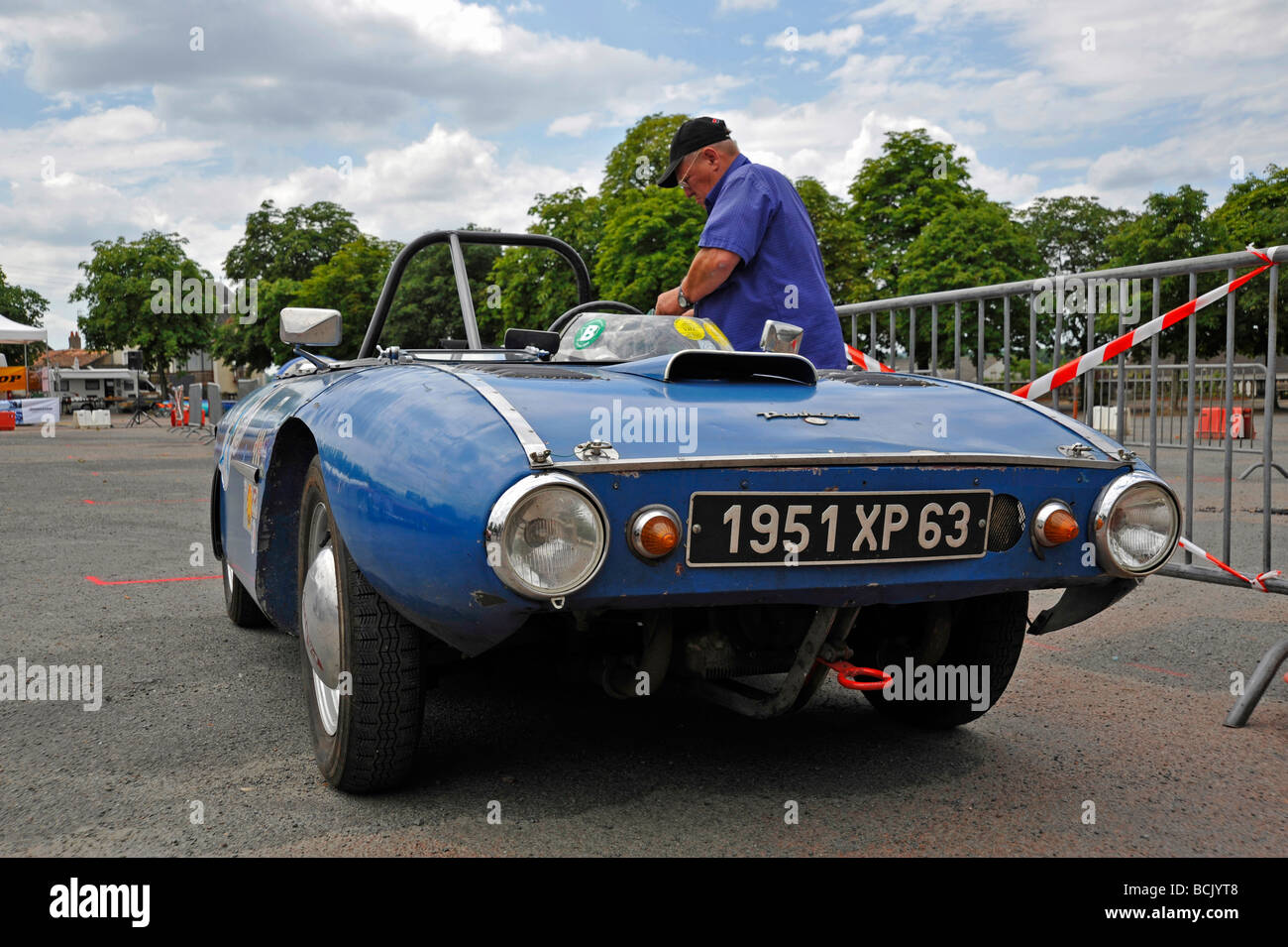 Bressuire classic car weekend and racing event in france Stock Photo