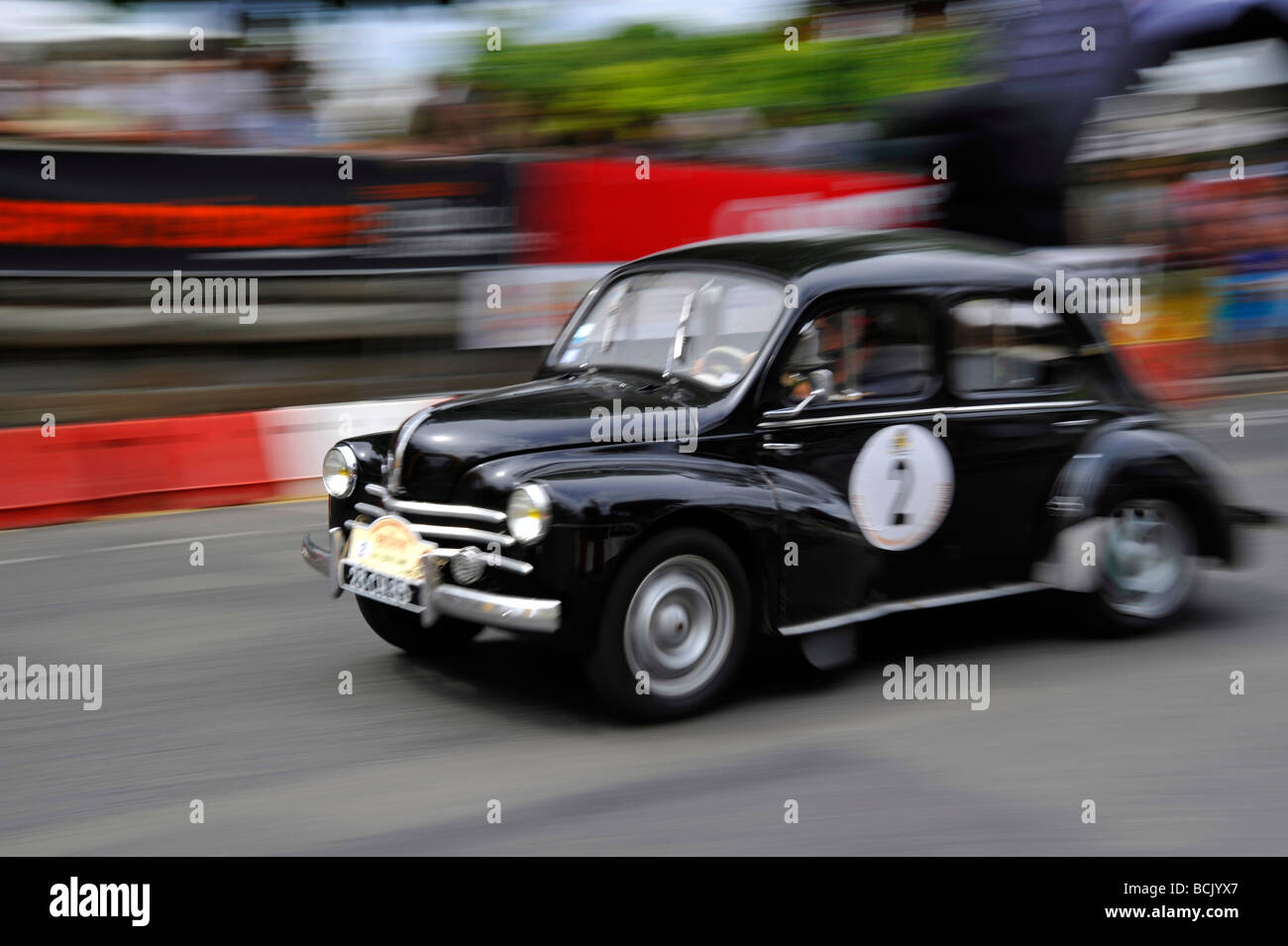 Bressuire classic car weekend and racing event in France Stock Photo