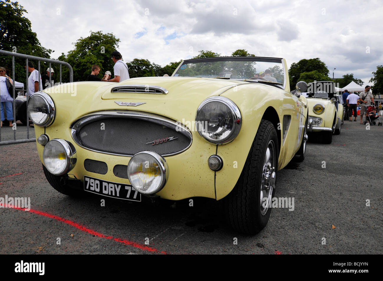 Bressuire classic car weekend and motor racing event Stock Photo