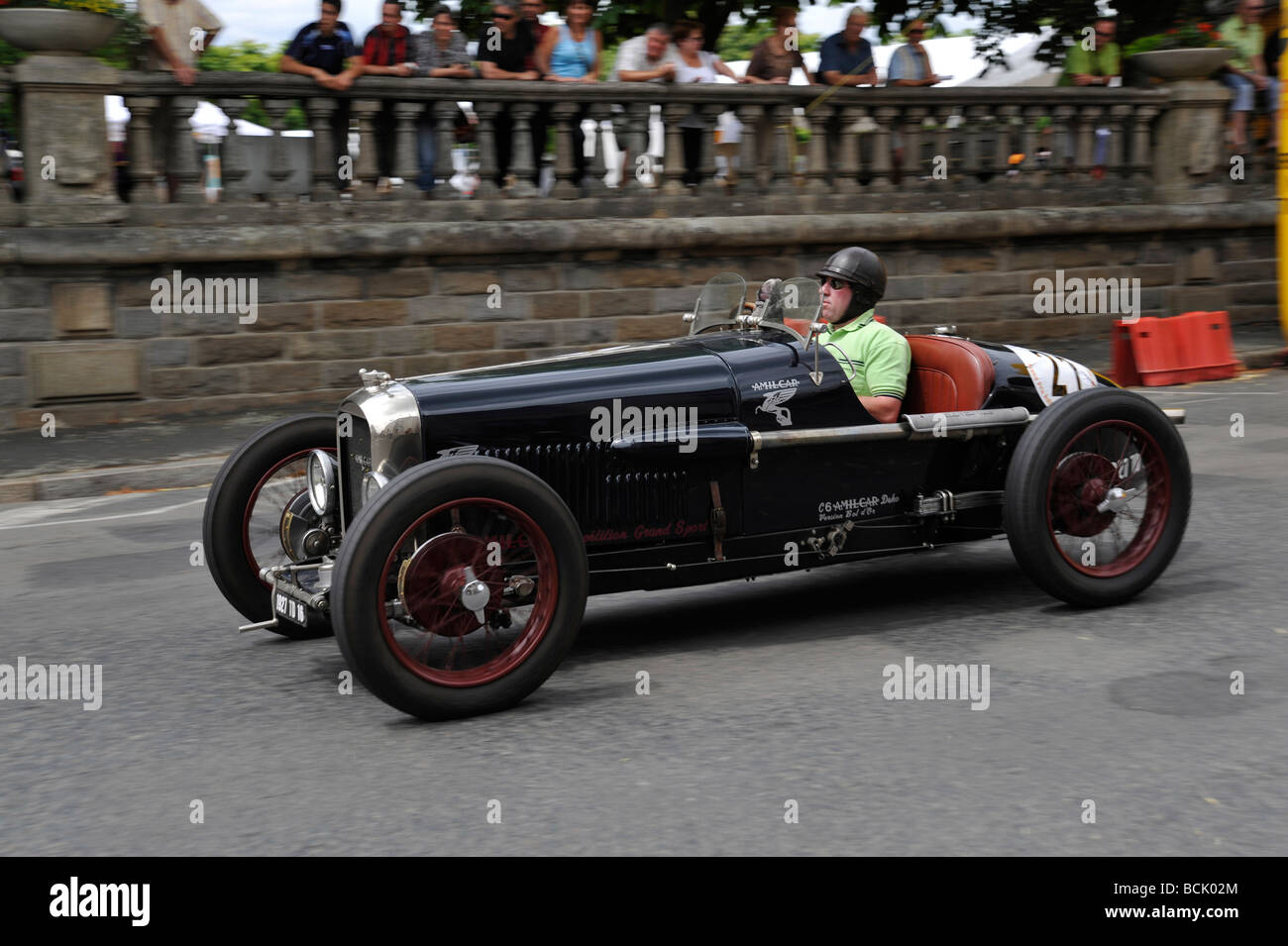 Bressuire classic car display and racing in france Stock Photo