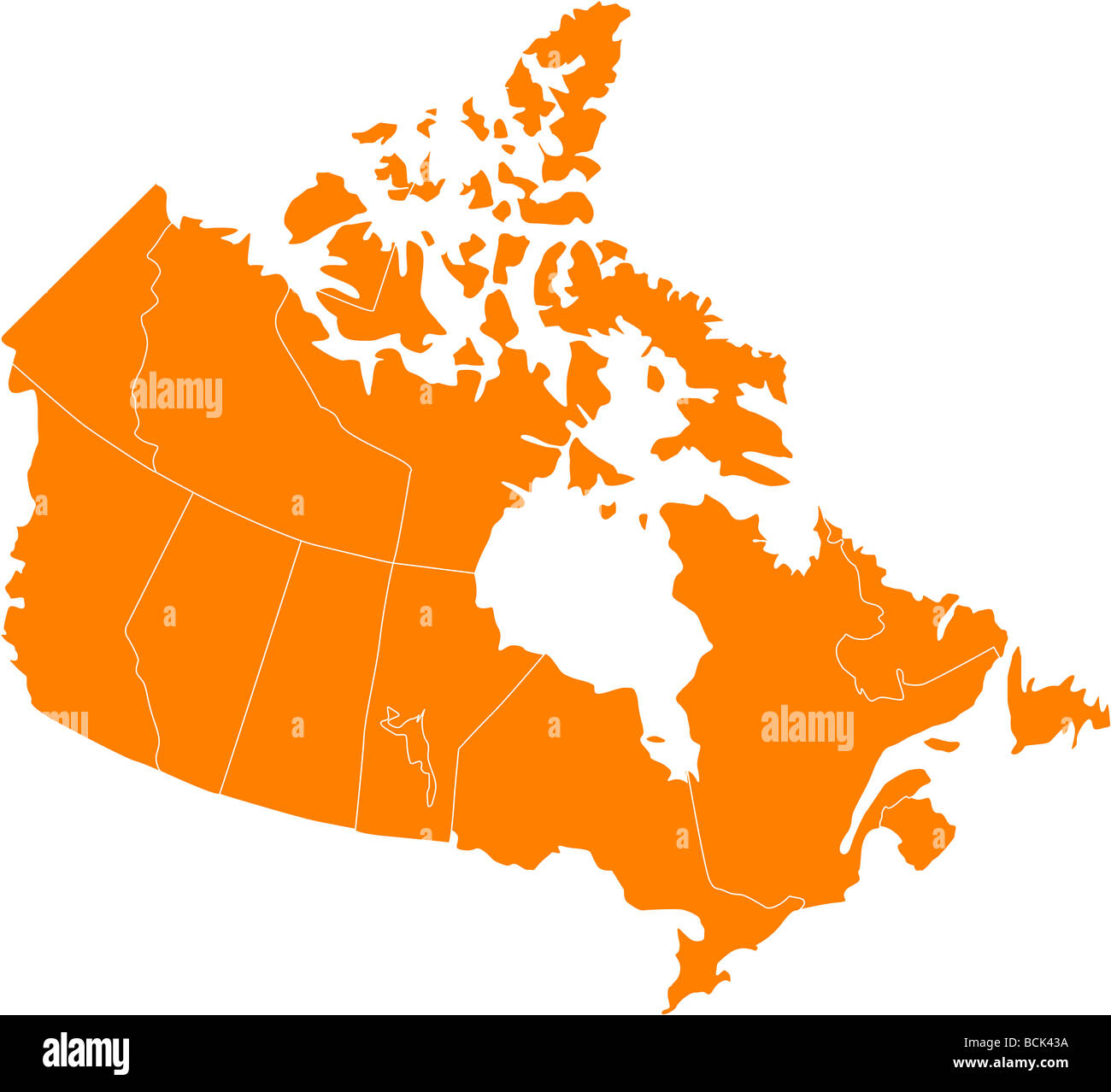 There is a map of Canada country Stock Photo - Alamy