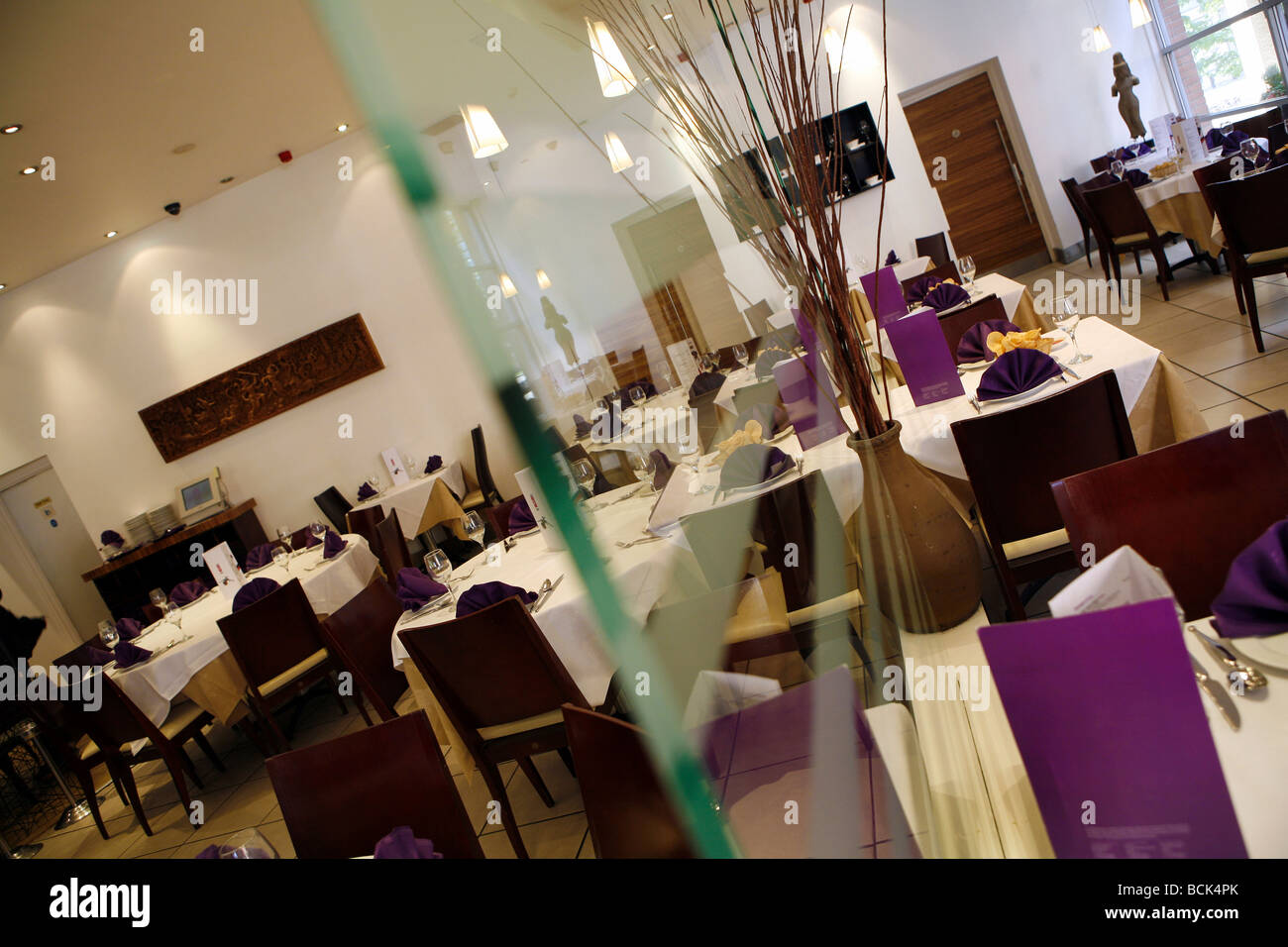 Thai Edge restaurant in Brindleyplace Birmingham England UK Stock Photo