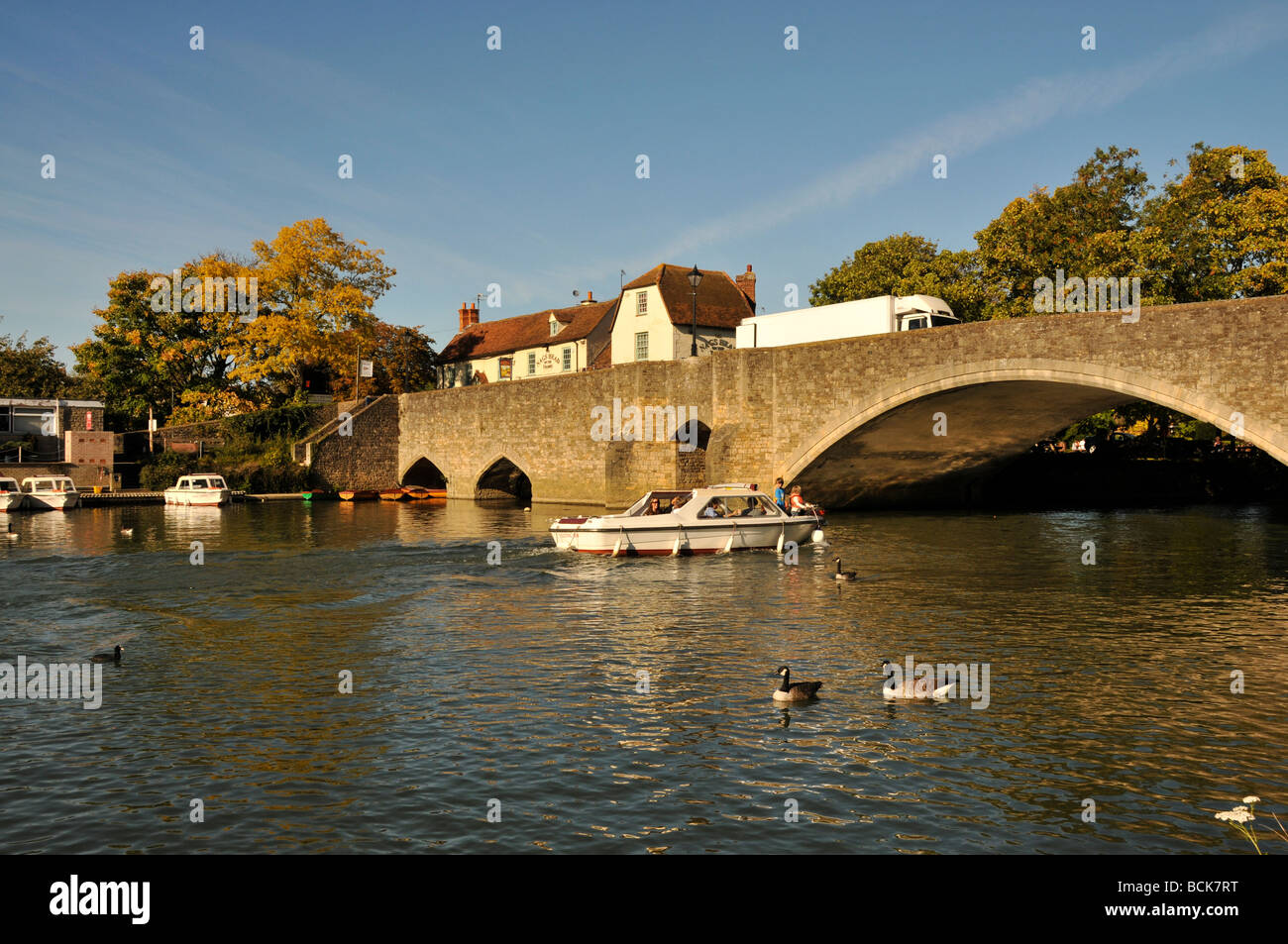 Thames river, Abingdon, England Stock Photo