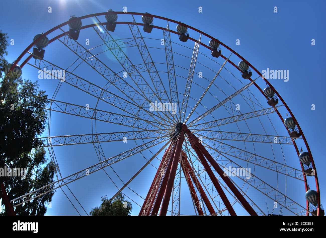 ferris wheel in Johannesburg South Africa Stock Photo