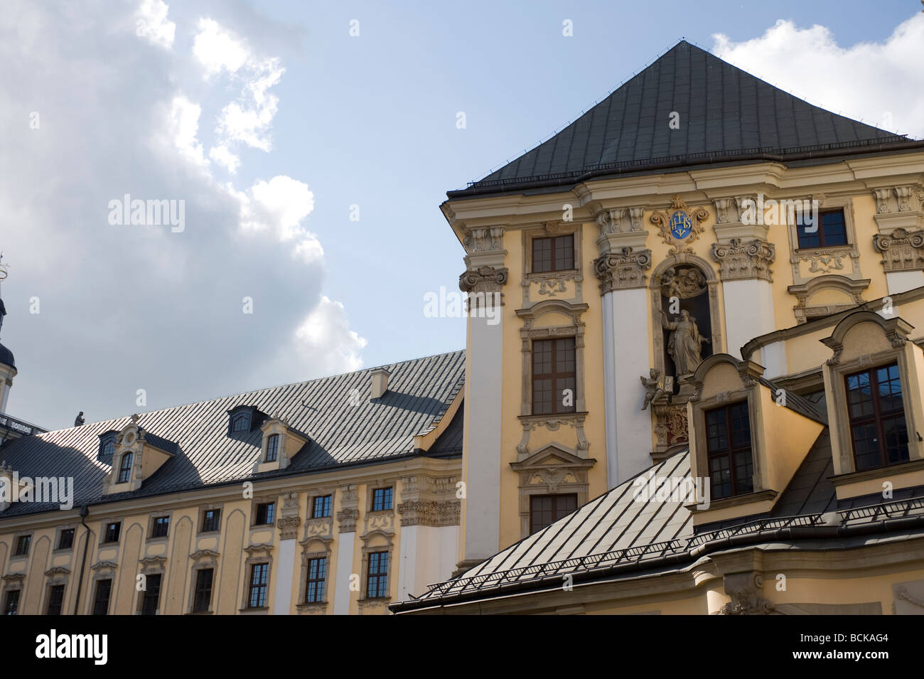 Windows in the roof of a building University of Wroclaw, Poland Stock Photo Alamy