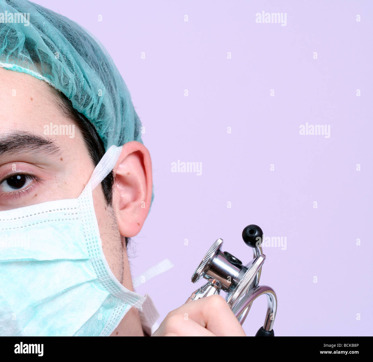 Professional young doctor at work. Close up Stock Photo - Alamy