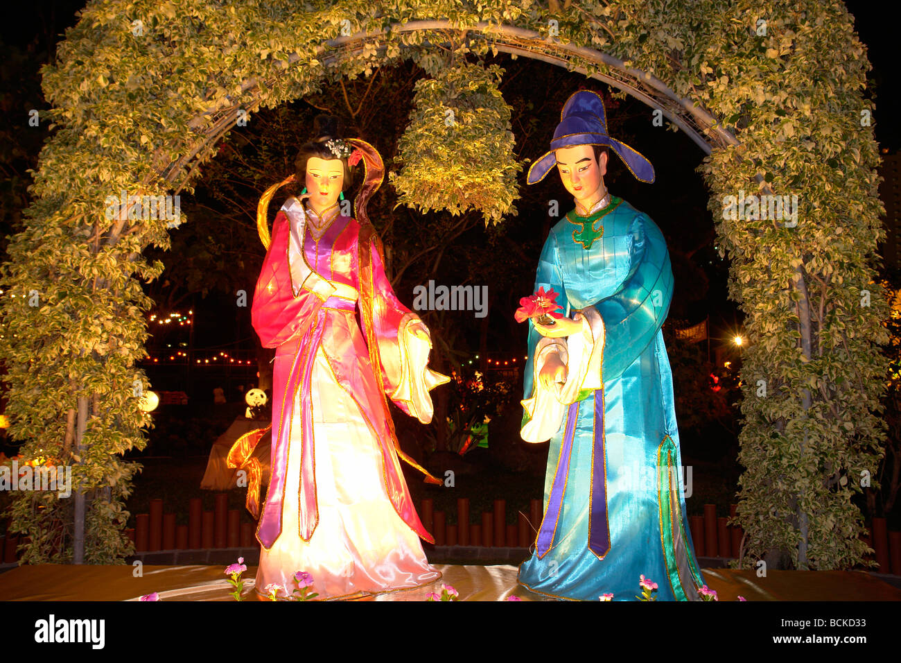Mid-Autumn festival different chinese figures to celebrate the Lunar ...