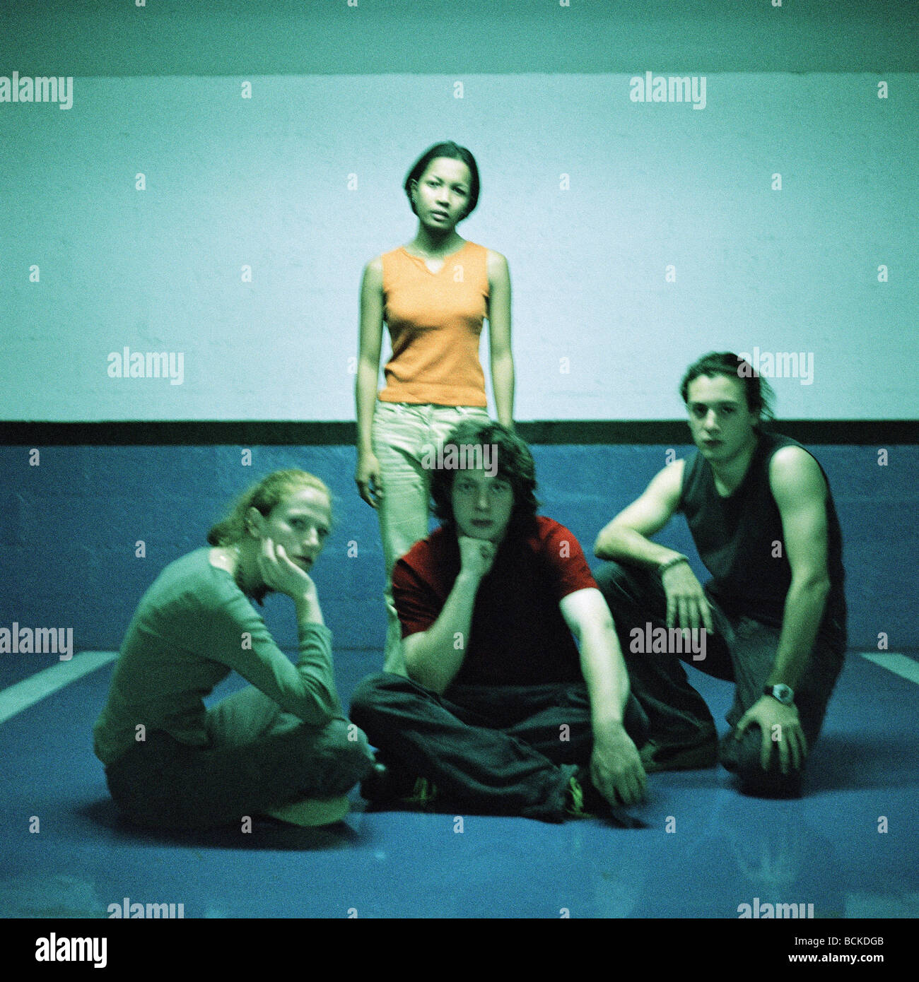 Young people hanging out Stock Photo - Alamy