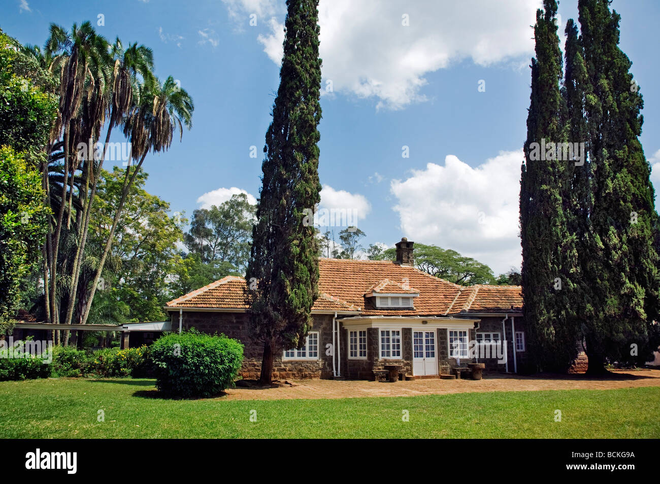 Kenya, Nairobi. Karen Blixen  s former home at Karen    now a National Museum. Stock Photo
