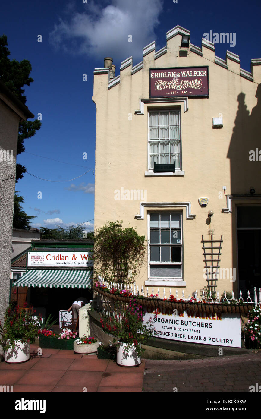 Organic Butchers shop, Malvern, Worcestershire Stock Photo Alamy