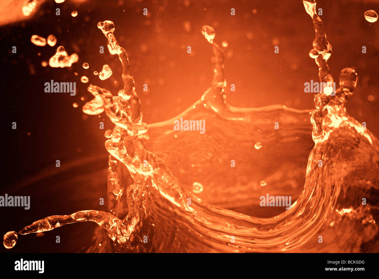 Macro image of water drops Stock Photo - Alamy