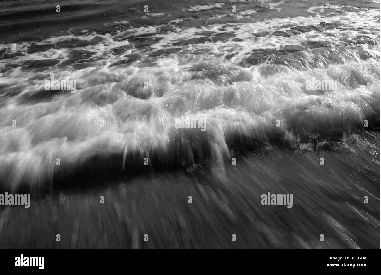 Ocean Waves, B&w Stock Photo - Alamy