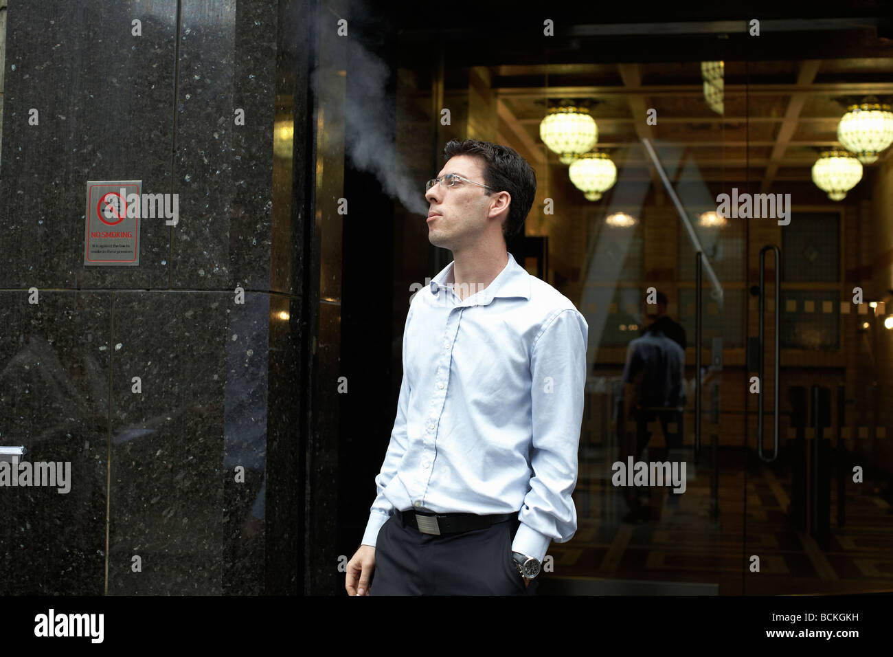 Smoking ban feature Laran Kapeluto Stock Photo