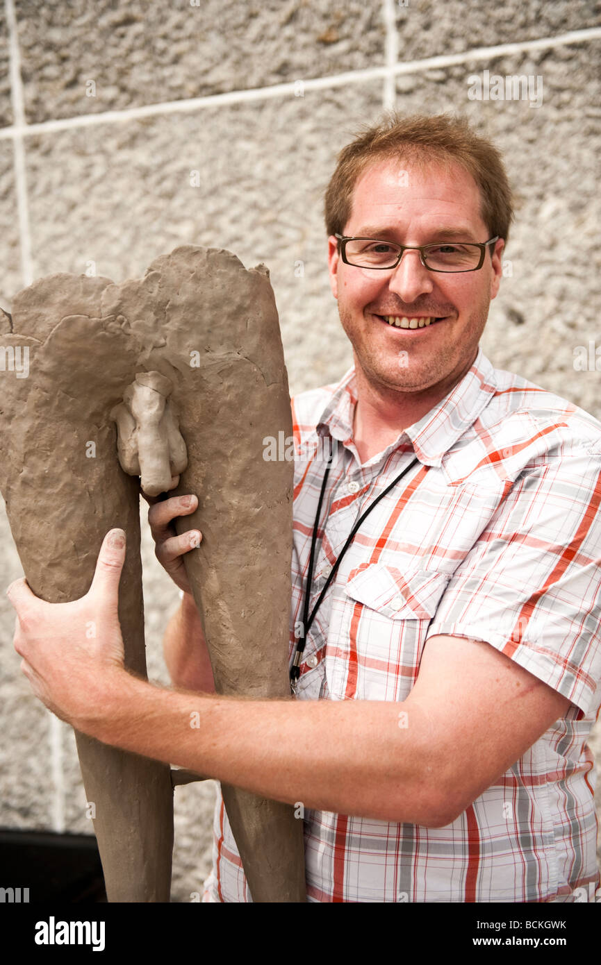 Daniel Allen at the International Ceramics Festival 2009 Aberystwyth