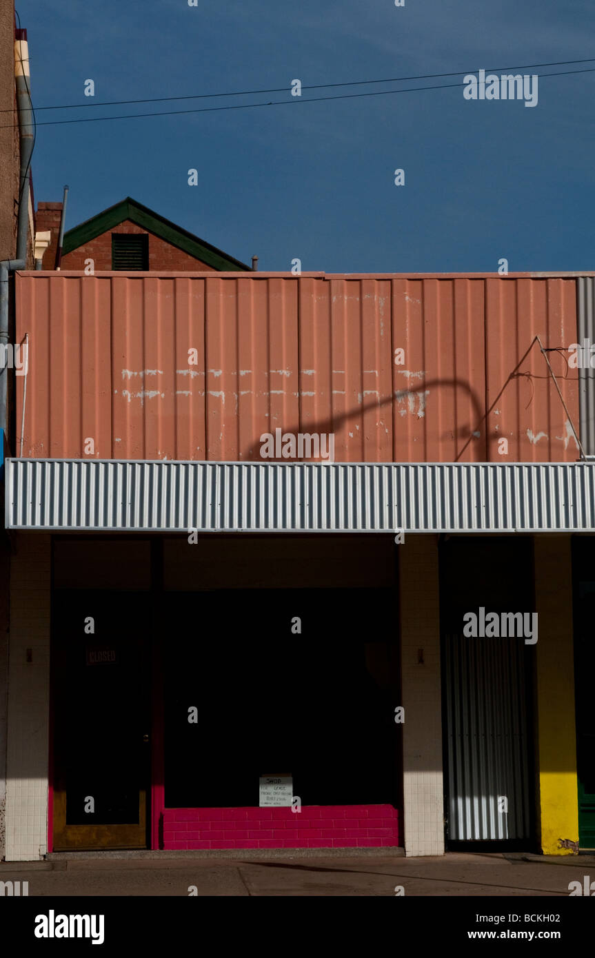 Empty shops Broken Hill Australia Stock Photo Alamy